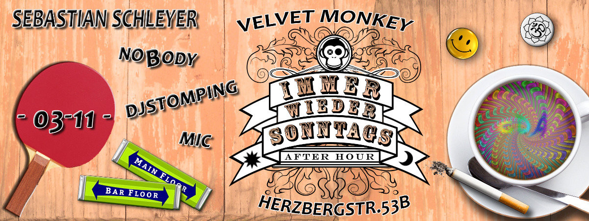 Party Flyer Afterhour - immer wieder sonntags 3 Nov '19, 10:00