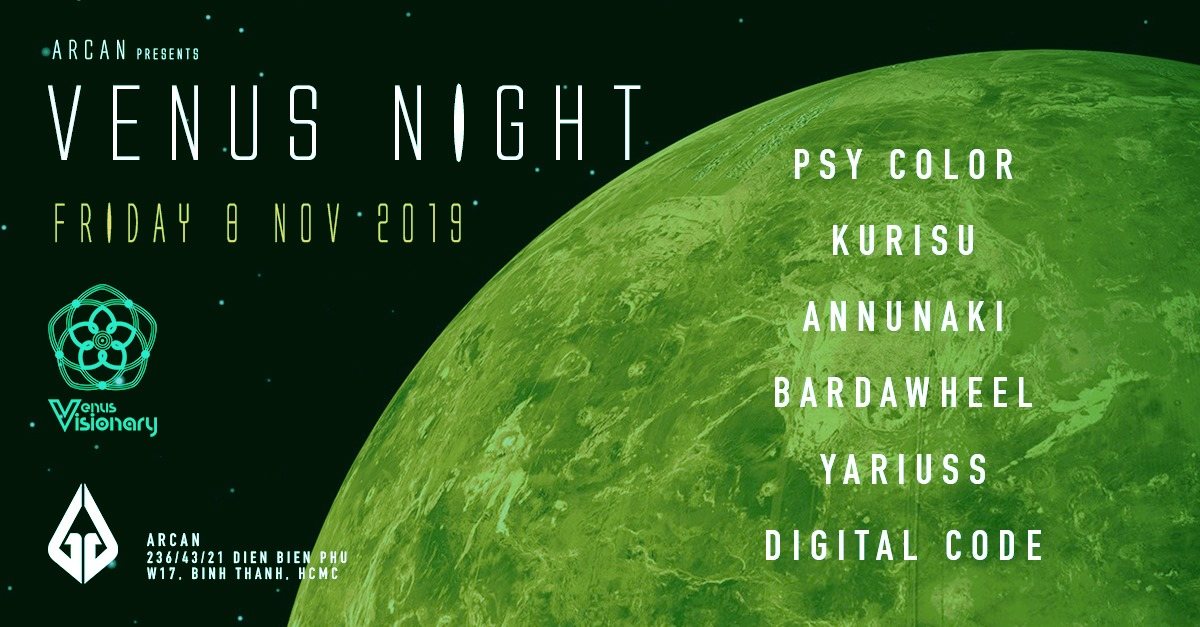 Venus Night · 8 Nov '19, 22:00