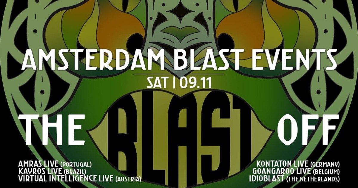 Party Flyer Amsterdam Blast Events: Blast Off 9 Nov '19, 22:00