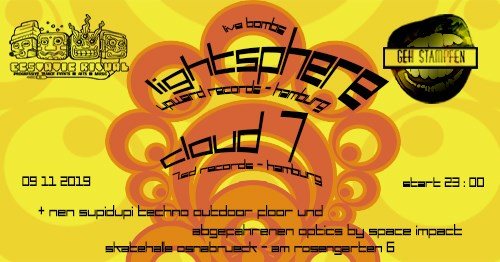 Party Flyer Ecstatic Ritual meets Geh Stampfen | Skatehalle Osnabrück 9 Nov '19, 23:00