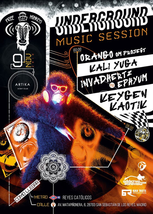 UndergroundMusicSession // Psy-DnB-HardTek · 9 Nov 19, 23:30