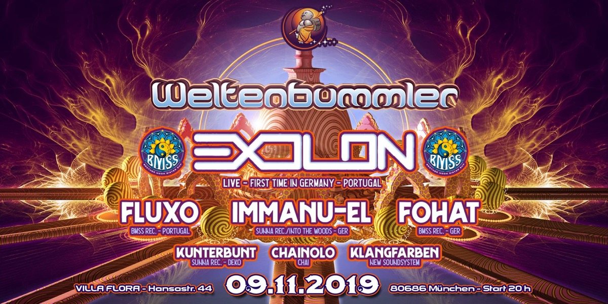 Party Flyer Weltenbummler w/ Save the last dance 9 Nov '19, 22:00