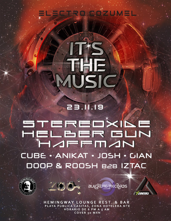 IT'S the MUSIC · 23 Nov 2019 · San Miguel de Cozumel (Mexico) · goabase ॐ  parties and people