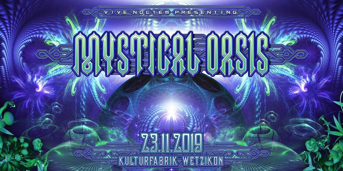 Party Flyer Mystical Oasis 23 Nov '19, 22:00