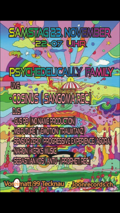 Psychedelically Family · 23 Nov 19, 22:00