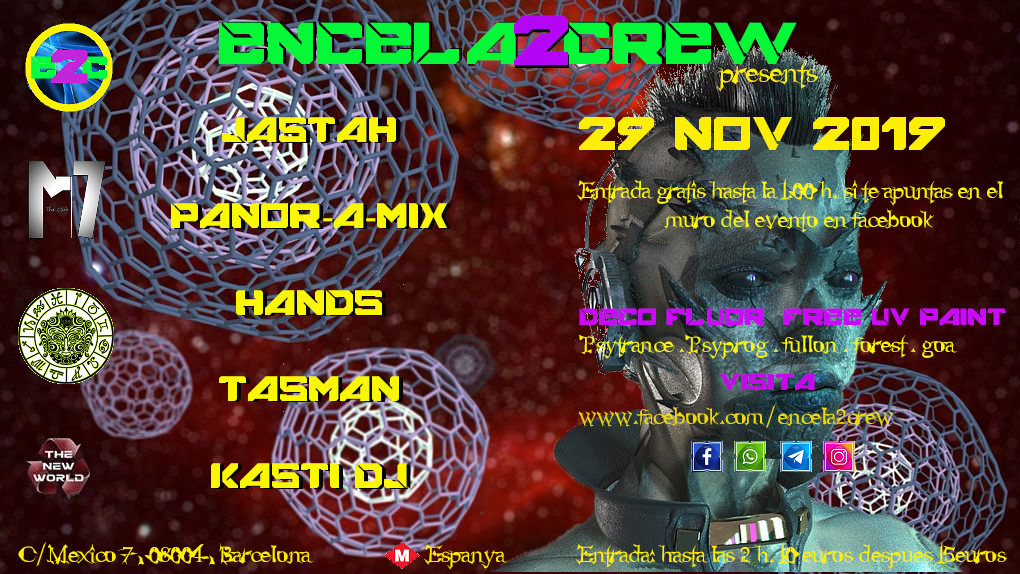 ENCELA2CREW PRESENTS: · 29 Nov '19, 23:30