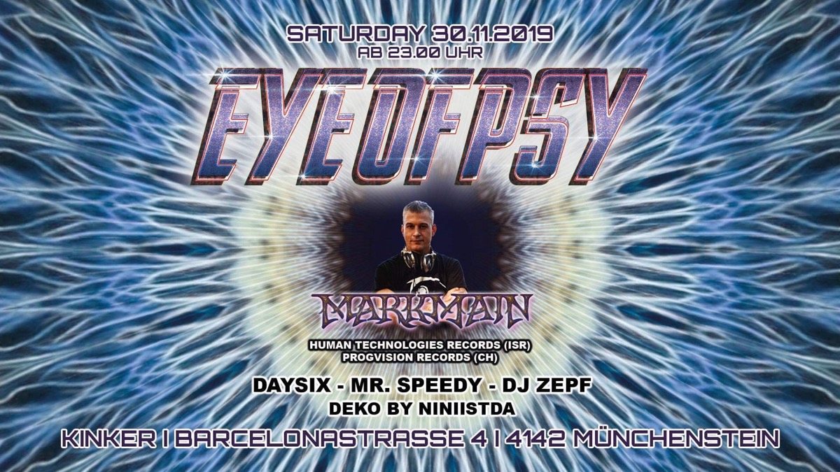 Party Flyer Eye of Psy 30 Nov '19, 23:00