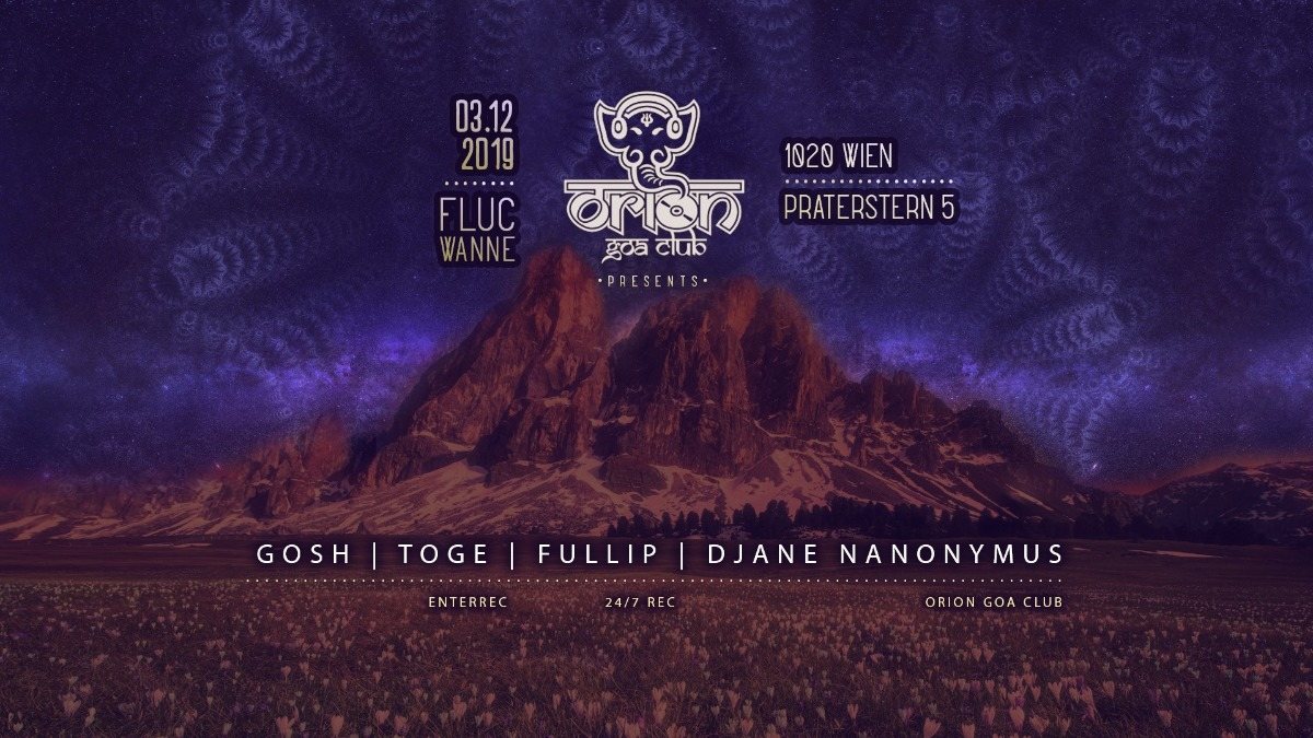 ORION GOA CLUB · 3 Dec '19, 23:00