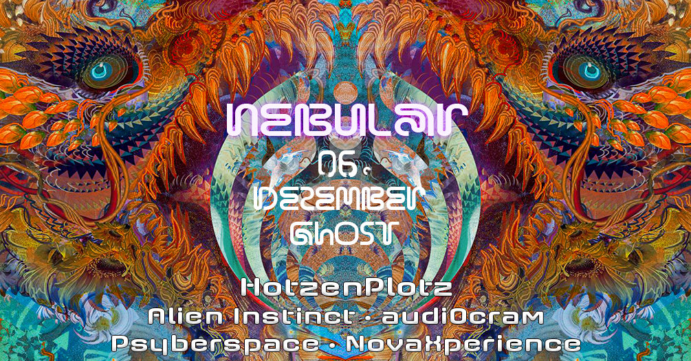 Party Flyer Nebular ॐ Goa & Psytrance 6 Dec '19, 23:30