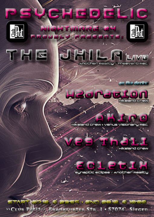 Psychedelic Nightmare #4 The Jhila Live · 7 Dec '19, 23:30