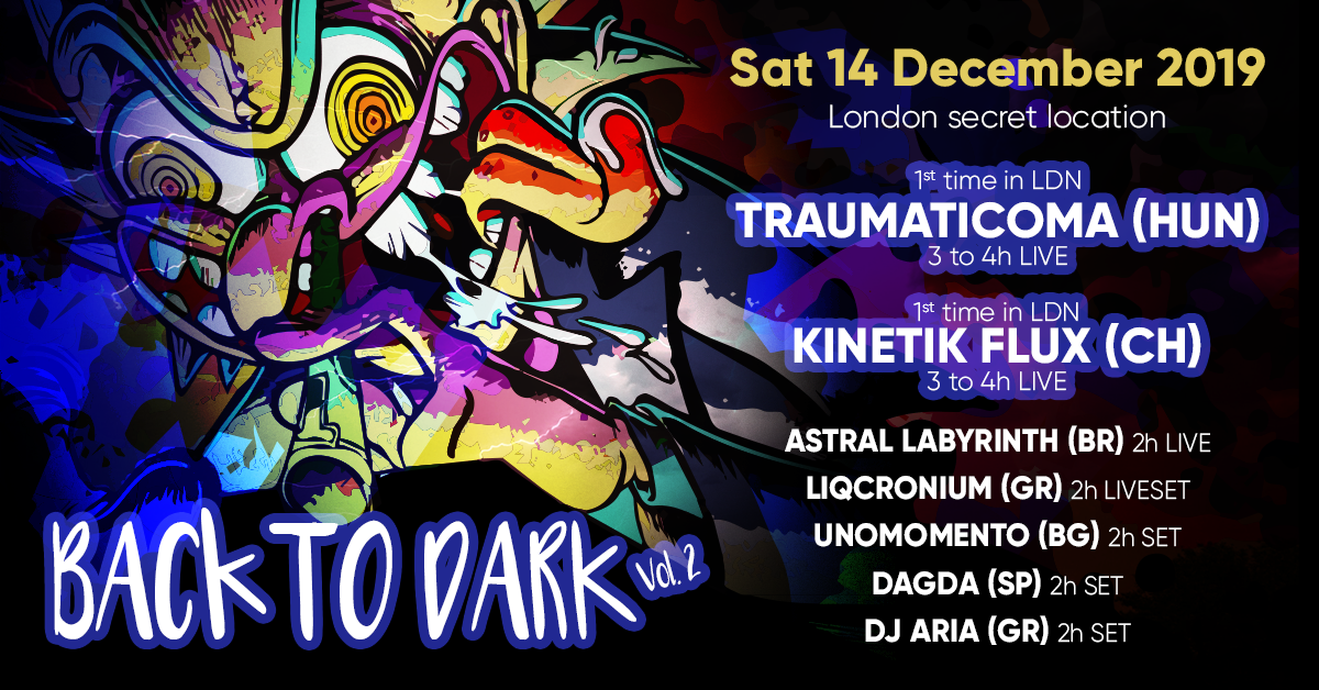 Back to Dark Vol. II · 14 Dec '19, 22:00