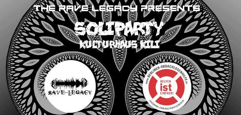 Party Flyer Soliparty für die Berliner Obdachlosenhilfe 14 Dec '19, 23:00
