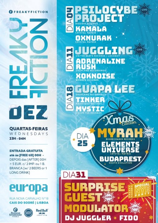FREAKY FICTION · 18 Dec 19, 23:00