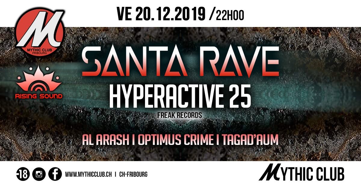 Santa Rave w/ Hyperactive 25 · 20 Dec '19, 22:00