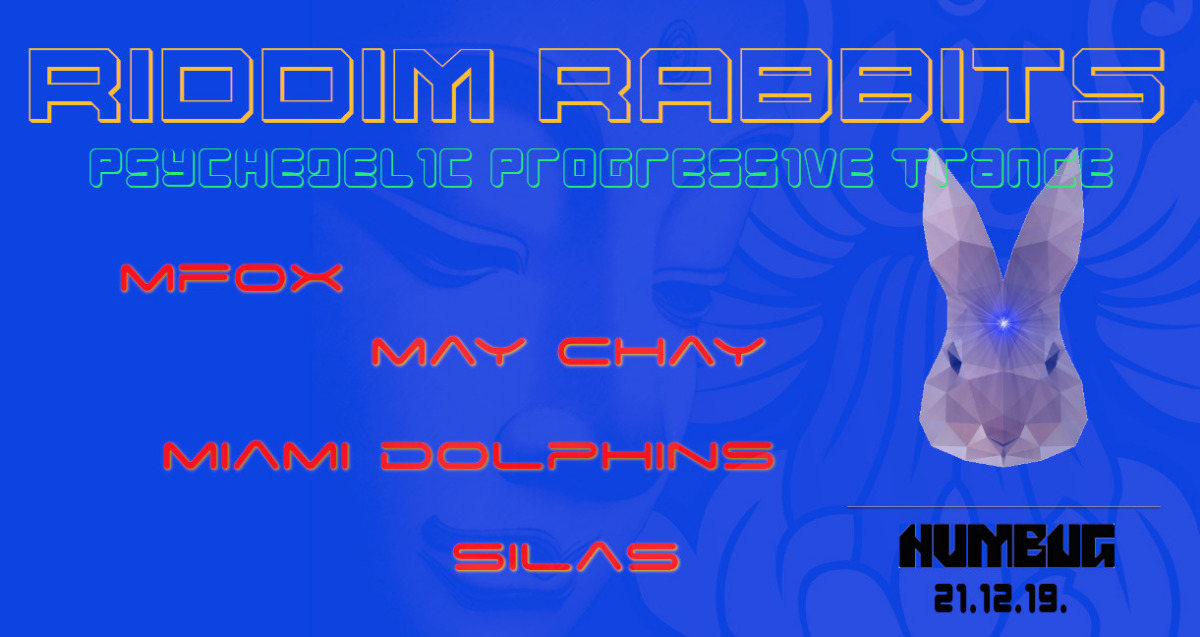 Party Flyer RIDDIM RABBITS 21 Dec '19, 22:00
