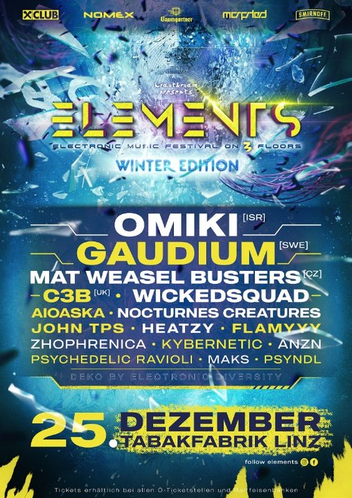 ELEMENTS WINTER FESTIVAL · 25 Dec '19, 21:00
