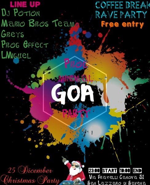 FREE PARTY (CHRISTMAS EDITION) · 25 Dec 19, 22:00