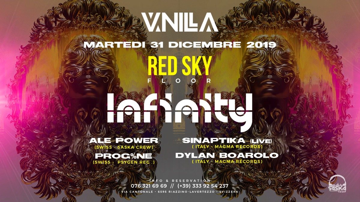 Infinity New Year 31.12.2019~ Red Sky Vanilla Club · 31 Dec '19, 22:00