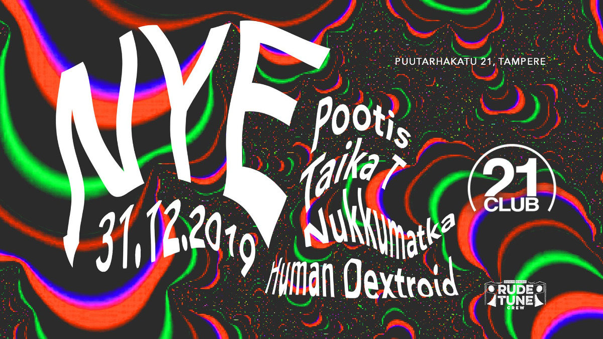NYE 2019 · 31 Dec '19, 22:00