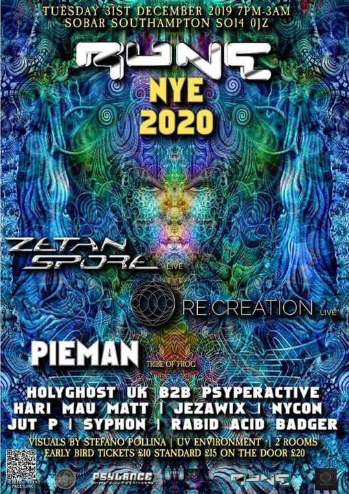 RUNE NYE 2020 · 31 Dec '19, 19:00