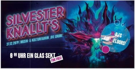 Party Flyer Silvester Knallt‘s Die Grube 2019/20 31 Dec '19, 21:00