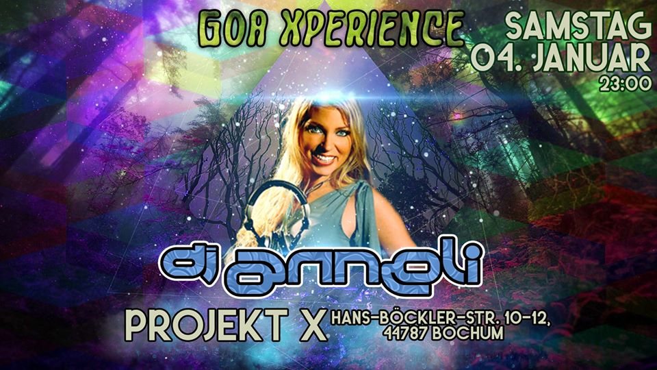 Party Flyer Goa Xperience - The Tribe / Djane Anneli from Sweden 4 Jan '20, 23:00