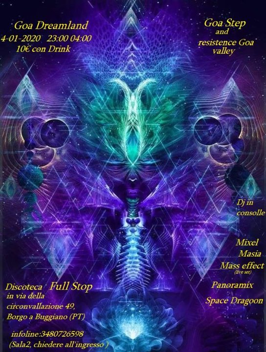 Party Flyer Psy Dreamland 4 Jan '20, 23:00