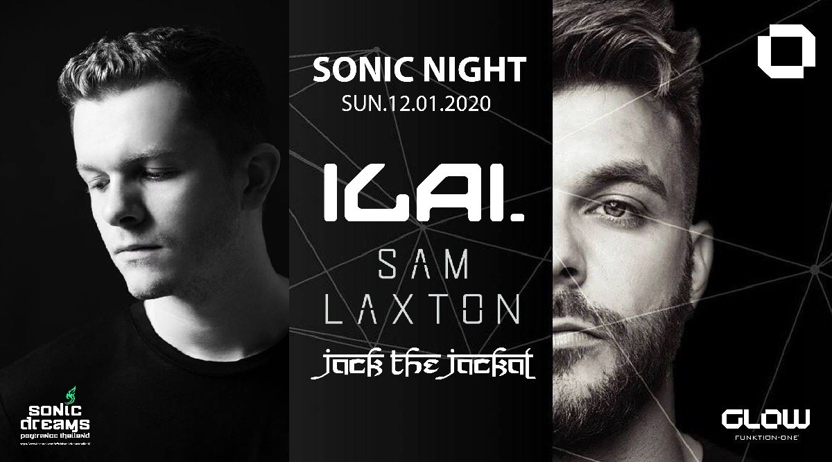 Sonic Night w/ ILAI, SAM Laxton & JACK the Jackal ! · 12 Jan '20, 21:30