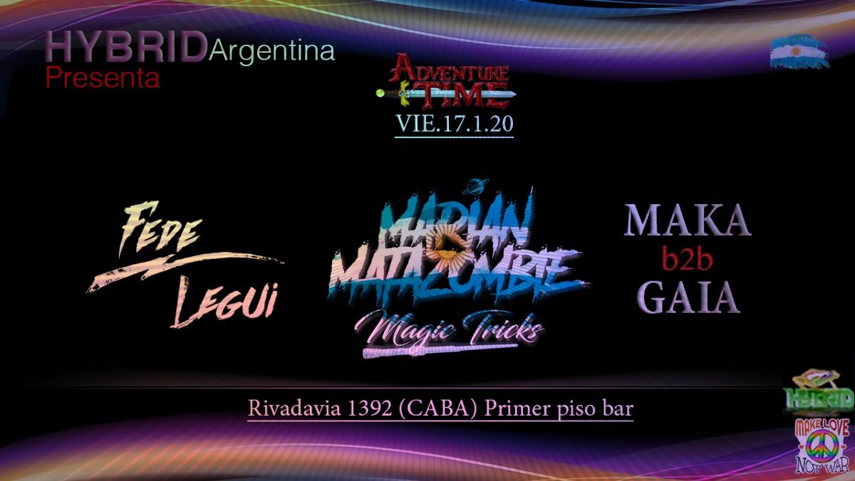 Psytrance night at PPB // Hybrid Argentina // Rivadavia st . 1392 · 17 Jan 20, 23:00