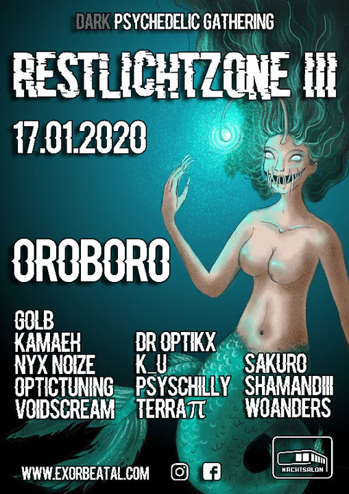 Party Flyer Restlichtzone III / OROBORO 17 Jan '20, 22:00