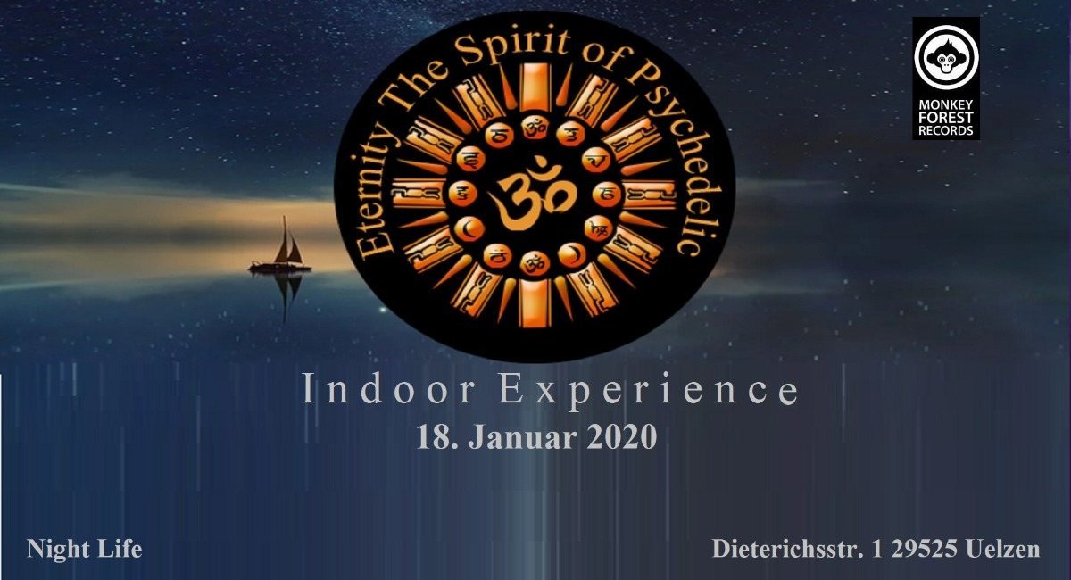 Party Flyer Eternity The Spirit of Psychedelic Indoor Experience Vol.1 18 Jan '20, 20:00