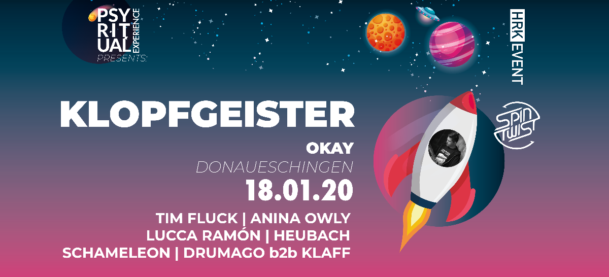 PsyRitual Experience pres. Klopfgeister (live) · 18 Jan 20, 22:00