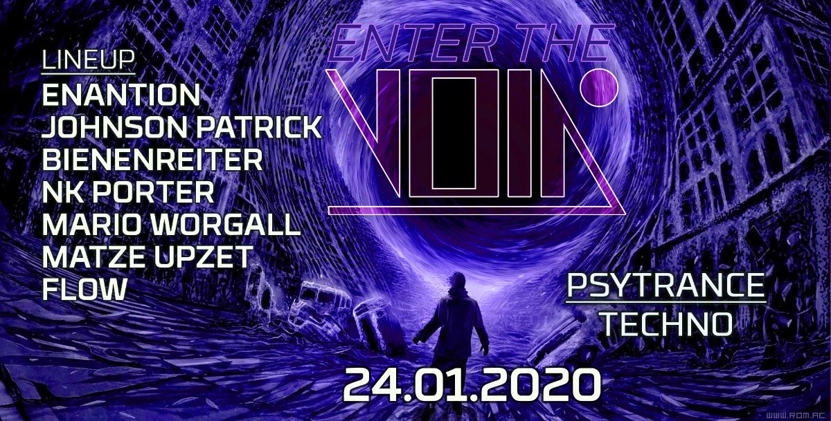 Party Flyer Enter the Void 24 Jan '20, 23:00