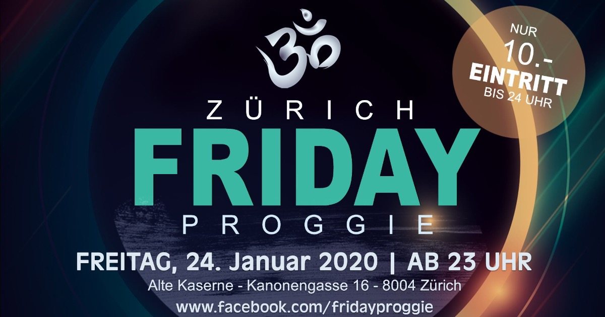FRIDAY PROGGIE · 24 Jan '20, 23:00