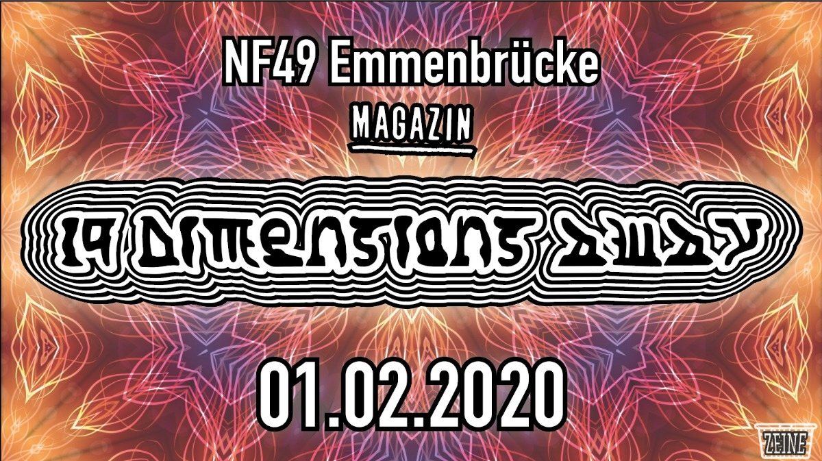 Party Flyer 19 Dimension Away 1 Feb '20, 22:00