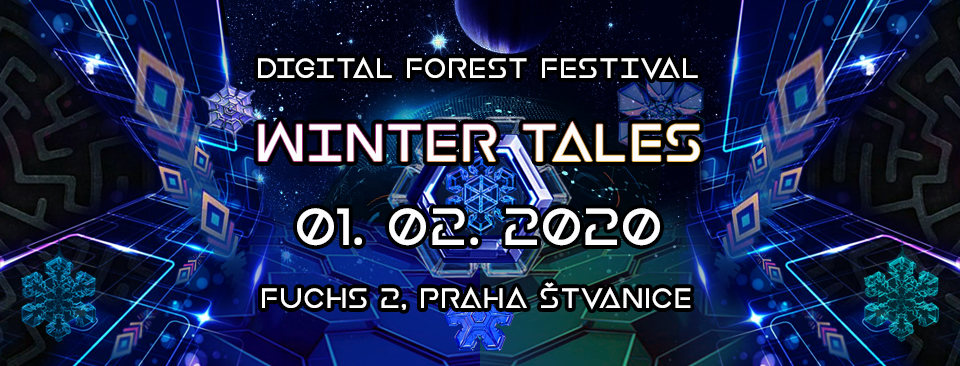 Party Flyer Digital Forest Festival - Winter Tales 1 Feb '20, 21:30