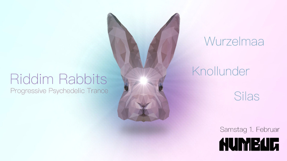 Party Flyer RIDDIM RABBITS 1 Feb '20, 23:00