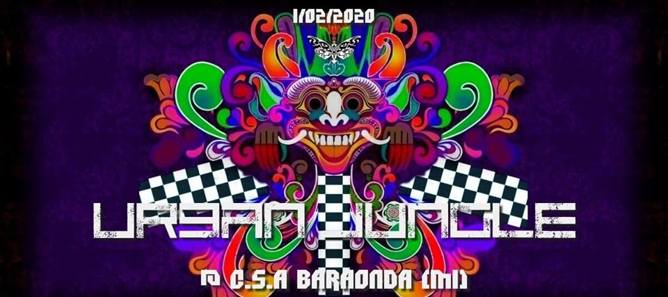 Party Flyer Urban Jungle @ C.s.a Baraonda 1 Feb '20, 23:00