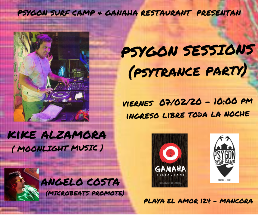 Party Flyer Psygon Sessions 7 Feb '20, 22:00