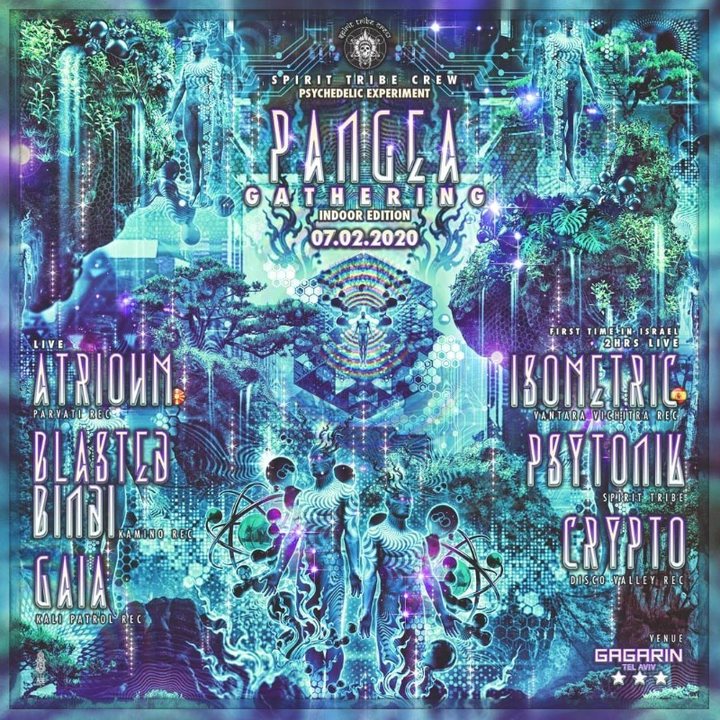Party Flyer "Spirit Tribe Crew" Hosting Atriohm & Isometric 7 Feb '20, 23:00