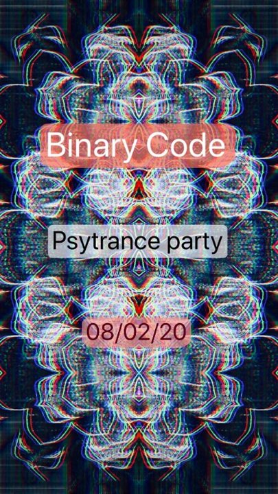 Party Flyer Binary Code party 8 Feb '20, 21:00
