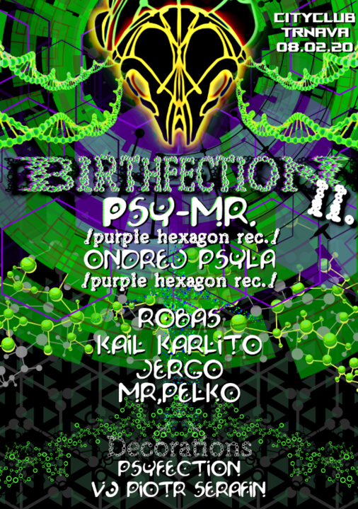 Party Flyer BirthFection II/w.PSY-MR. 8 Feb '20, 21:00