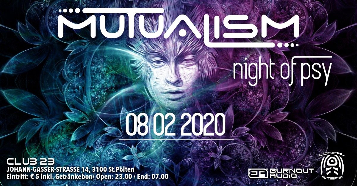 Party Flyer MUTUALISM 8 Feb '20, 23:00