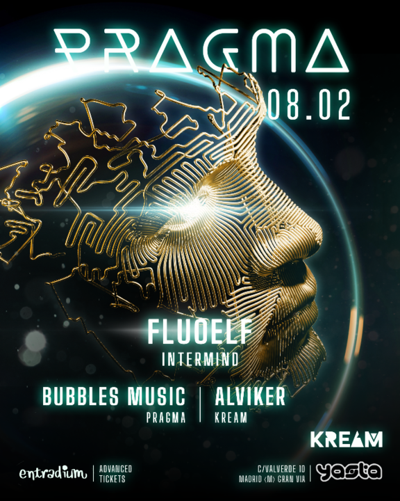 Party Flyer PRAGMA w/ Fluoelf 8 Feb '20, 23:30