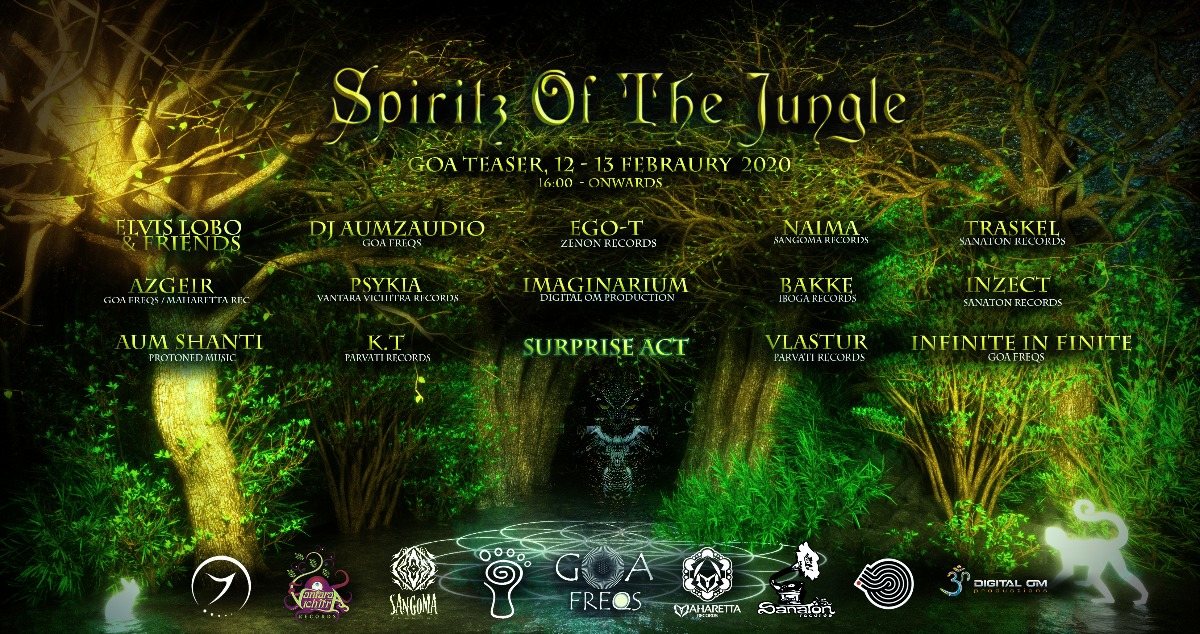 Spiritz of the Jungle- TeAseR Goa 2020 · 12 Feb '20, 18:00
