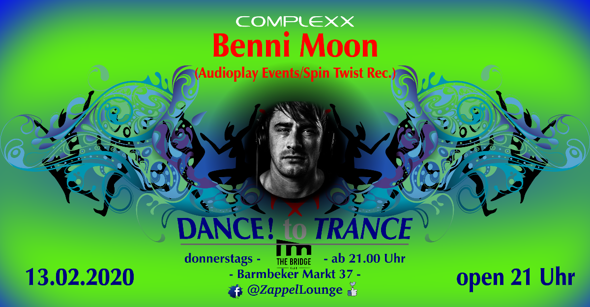 Party Flyer DANCE! to TRANCE 13 Feb '20, 21:00