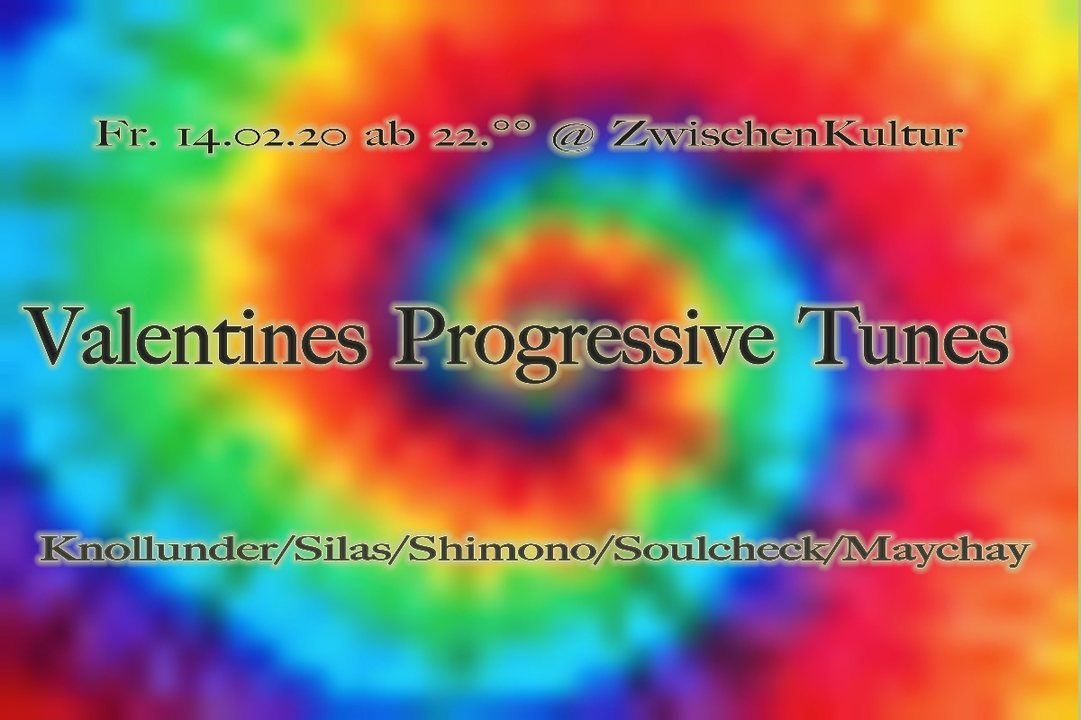 Party Flyer Valentines Progressive Tunes 14 Feb '20, 22:00