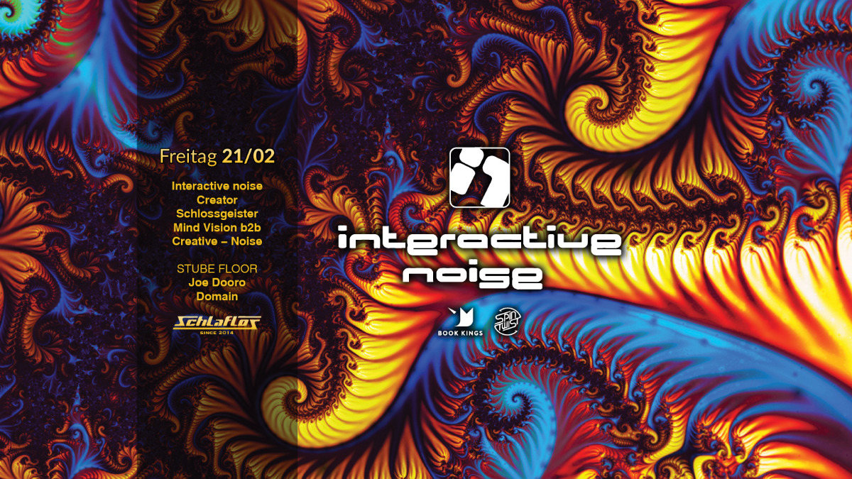 Party Flyer Interactive Noise im Schlaflos 21 Feb '20, 22:00