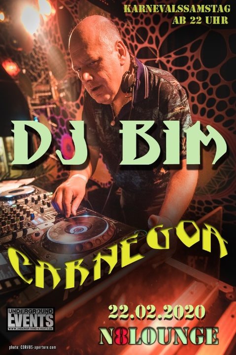 Party Flyer CarneGoa #8 / 22.02.2020 / w DJ BIM 22 Feb '20, 22:00