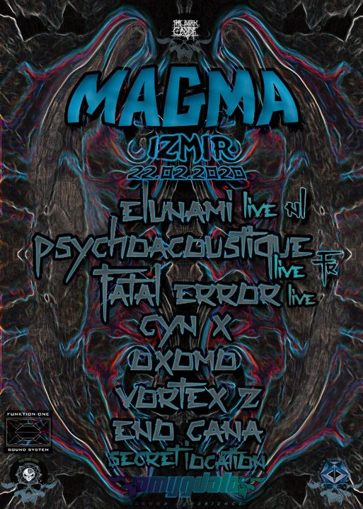 Party Flyer TheDarkCode MAGMA Izmir 22 Feb '20, 21:00